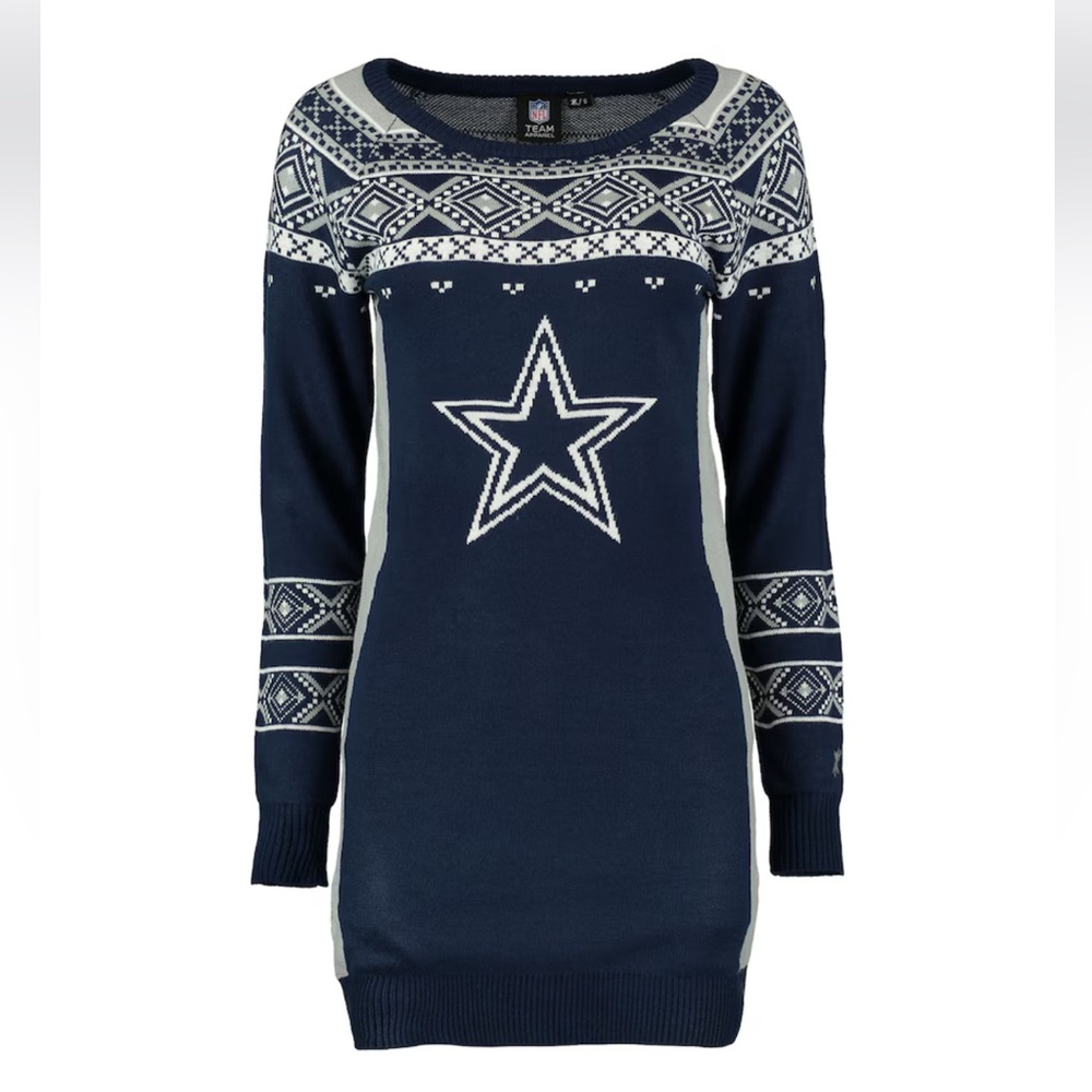 NFL Cowboys Ugly Sweater Dress